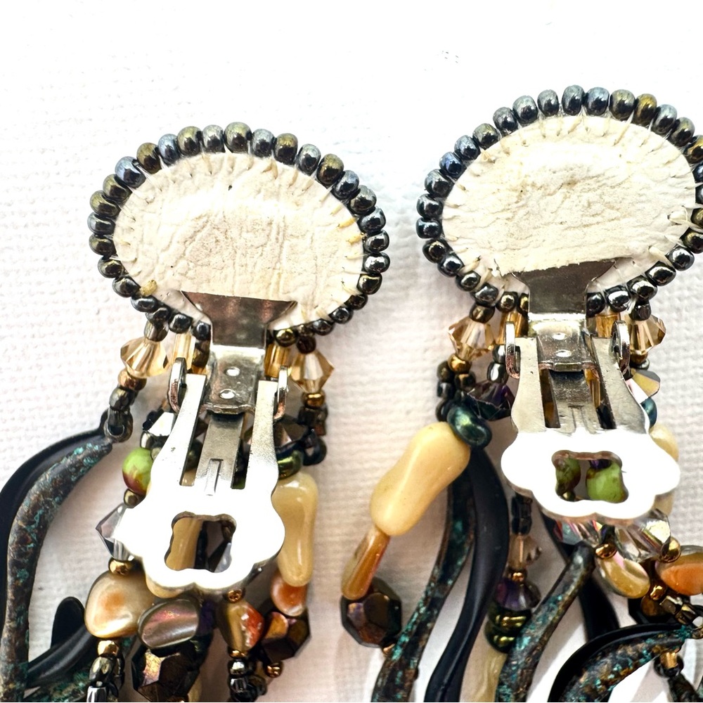 Artisan Chapita Dangle Earrings - Picture 10 of 10